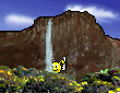 У водопада