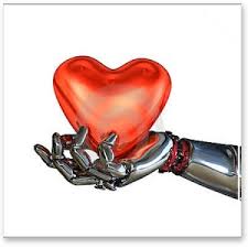 Сердце в руках робота