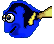 Синяя рыбка