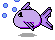 Сиреневая рыба