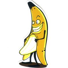 Полуобнаженный. банан